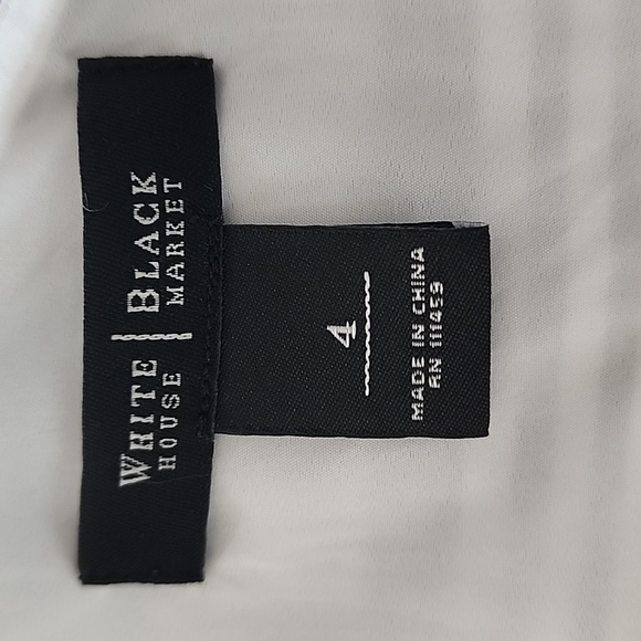 WHBM Striped One-Shoulder Dress WITH POCKETS! Size 4 - Picture 7 of 10